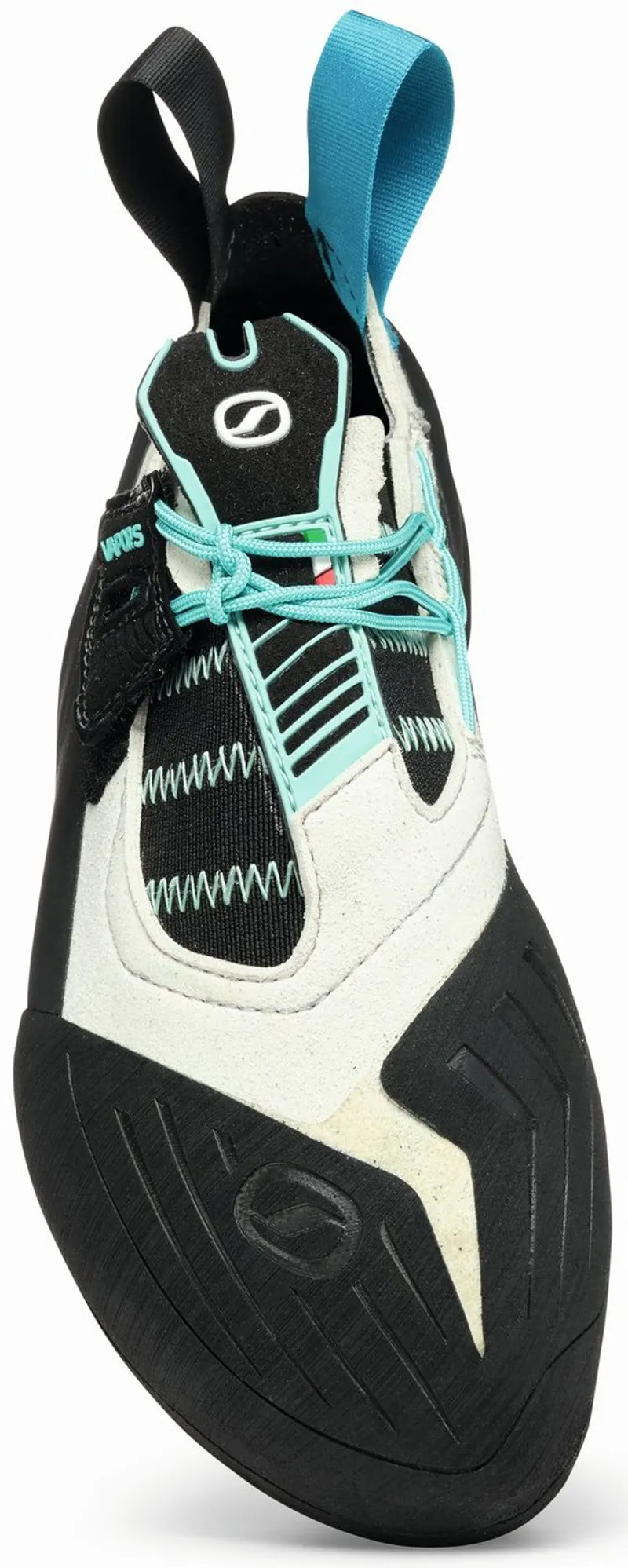 Scarpa Womens Vapour S Climbing Shoes - Dust Grey-Aqua-3